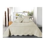 Boutis contemporain ivoire - taille: 150x150cm - coloris: ivoire Boutis contemporain ivoire - taille: 150x150cm - coloris: ivoire