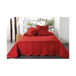 Boutis contemporain terre cuite - taille: 180x240cm - coloris: rouille
