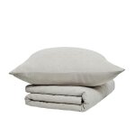 Couvre lit boutis - today - beige - 240x260 cm - polyester - touche cocooning