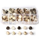 Boutons - inf - model 3 - multicolor - 10 / 11 / 12 mm - paquet de 100