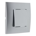 Bouton poussoir 10a bornes auto - gris - zenitech