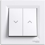 Bouton - poussoir volet roulant auto blanc schneider asfora eph1300121