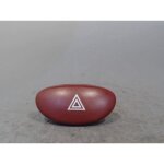 Bouton de warning - peugeot - 206 3p - connectique bouton poussoir - rouge - garantie 2 ans