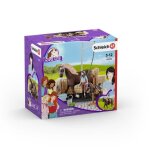 Box de lavage pour chevaux emily & luna - schleich - 42438 - gamme horse club
