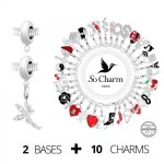 Box mensuelle sc crystal - 10 charms breloques