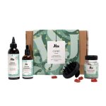 Box de no�l - jia paris - pousse - lotion 100ml - huiles 150ml - gummies volume et chute