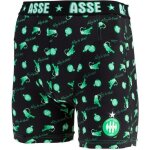 Boxer - as saint etienne - collection officielle - noir - enfant - garçon Boxer - as saint etienne - collection officielle - noir - enfant - garçon
