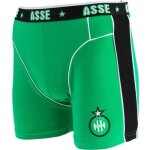 Boxer enfant - as saint etienne - asse - vert - 95% coton - sous - vtement officiel