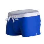 Boxers homme - maillot de bain  schage rapide - plage de surf shorts de bain - xh328 bleu3
