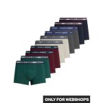 Boxers jack & jones jacsolid trunks 10 packs - gris - xl