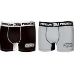 Boxer - nba - san antonio spurs - lot de 2 - noir - 95% coton - taille adulte