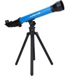 Boyou t�lescope lunette astronomique avec tr�pied monoculaire pour enfant oculaire 20x 40x 60x bleu