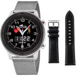 Montre connectée - lotus - smartime - acier - blanc - contrôle musique notifications Montre connectée - lotus - smartime - acier - blanc - contrôle musique notifications