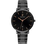 Montre homme pierre lannier echo black - bracelet acier noir - mouvement à quartz - etanche 3 atm Montre homme pierre lannier echo black - bracelet acier noir - mouvement à quartz - etanche 3 atm