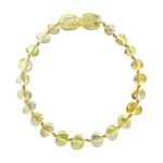 Bracelet d'ambre - bb / nourrisson - lemon - soulage les pousses dentaires - pierres naturelles - ...