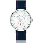 Montre automatique homme - pierre lannier - collection evidence - bracelet cuir bleu