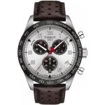 Bracelet cuir / tissu homme - tissot - montre tissot prs 516 chronographe cuir marron - couleur de la ...