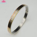 Bracelet femme - bracelet créatif en acier titane plaqué or tricolore - cadeau saint valentin cadeau ... Bracelet femme - bracelet créatif en acier titane plaqué or tricolore - cadeau saint valentin cadeau ...