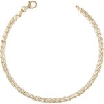 Bracelet femme or jaune - latelier dazur - maille palmier - largeur 0. 35cm - longueur 18cm - poids 2. ...