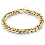 Bracelet - guess - jumb01348jwygs - acier dor� - cha�ne 8 mm - homme