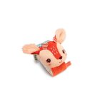 Bracelet hochet stella - lilliputiens - jouet pour bb - orange - coton biologique - multicolore