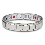 Bracelet homme - insfity - cha�ne lien cadeau - acier titane - or argent�