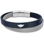 Bracelet pour homme - police - peagb2119614 - acier inoxydable - 21 cm - multicolore