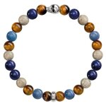 Bracelet homme thomas sabo tête de mort bleu Bracelet homme thomas sabo tête de mort bleu