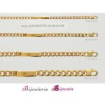 Bracelet identit gravure gourmette plaqu or 18 carats 750 / 000