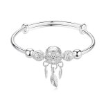 Bracelet - inf - attrape r�ves - argent - cuivre de premi�re qualit� - r�sistant
