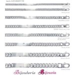 Bracelet maille gourmette identits gravure argent massif 925 / 000 - bijouxia - bracelet - argent - ...