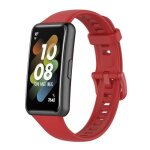 Bracelet pour montre connectée pour huawei band 7 anti - scratch soft silicone band remplacement straprouge ... Bracelet pour montre connectée pour huawei band 7 anti - scratch soft silicone band remplacement straprouge ...