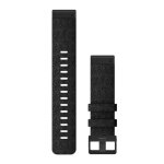 Bracelet de montre - garmin - quickfit� 22 - nylon noir chin� - mixte - tissu l�ger