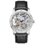 Bracelet - montre pour homme selva remontage manuel squelette apparent argentée Bracelet - montre pour homme selva remontage manuel squelette apparent argentée