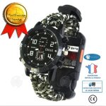 Bracelet de montre - innovtec - multifonctionnel - camouflage vert arm�e - alpinisme - r�sistant aux ...