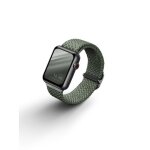 Bracelet de montre - uniq - aspen - tissu - vert cypres - 44 mm - homme