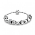 Bracelet - myc paris - radiant charm - argent - cristaux de swarovski - 18 carats