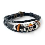Bracelet one piece bijoux fantaisie homme manga luffy accessoire mode cadeau garcon