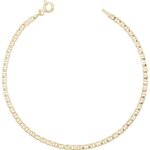 Bracelet or jaune maille marine - femme