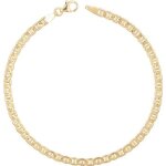 Bracelet or jaune maille marine - homme