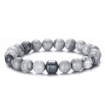 Bracelet pierre naturelle bracelet femme et homme bracelet magn�tique 8mm18 - 20cm bracelet pierres pr�cieuses ...
