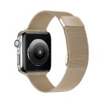Bracelet de remplacement magnétique de maille pour apple watch - lemonda - or rétro - 44mm / 42mm Bracelet de remplacement magnétique de maille pour apple watch - lemonda - or rétro - 44mm / 42mm