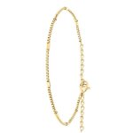 Bracelet - sc boh�me - dor� - acier inoxydable - 16 cm ( + 5 cm de rallonge) - femme