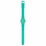 Montre - swatch - back to mint leave - silicone - plastique - 25 mm Montre - swatch - back to mint leave - silicone - plastique - 25 mm