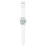 Montre - swatch - clearly gent - bo�tier biosourc� transparent - bracelet tpu - cadran analogique