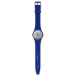 Montre - swatch - silverwakati - silicone - couleur bleu - design chic Montre - swatch - silverwakati - silicone - couleur bleu - design chic