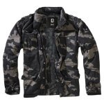 Veste dhiver brandit britannia - sombre camouflage - taille m - homme