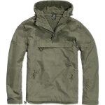 Anorak - brandit - hommes - olive - doublure polaire - poches zipp�es - ajustable