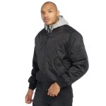 Manteau bomber ma1 sweat - brandit - homme - noir Manteau bomber ma1 sweat - brandit - homme - noir