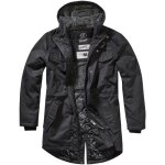Brandit homme marsh lake veste de parka noir taille l